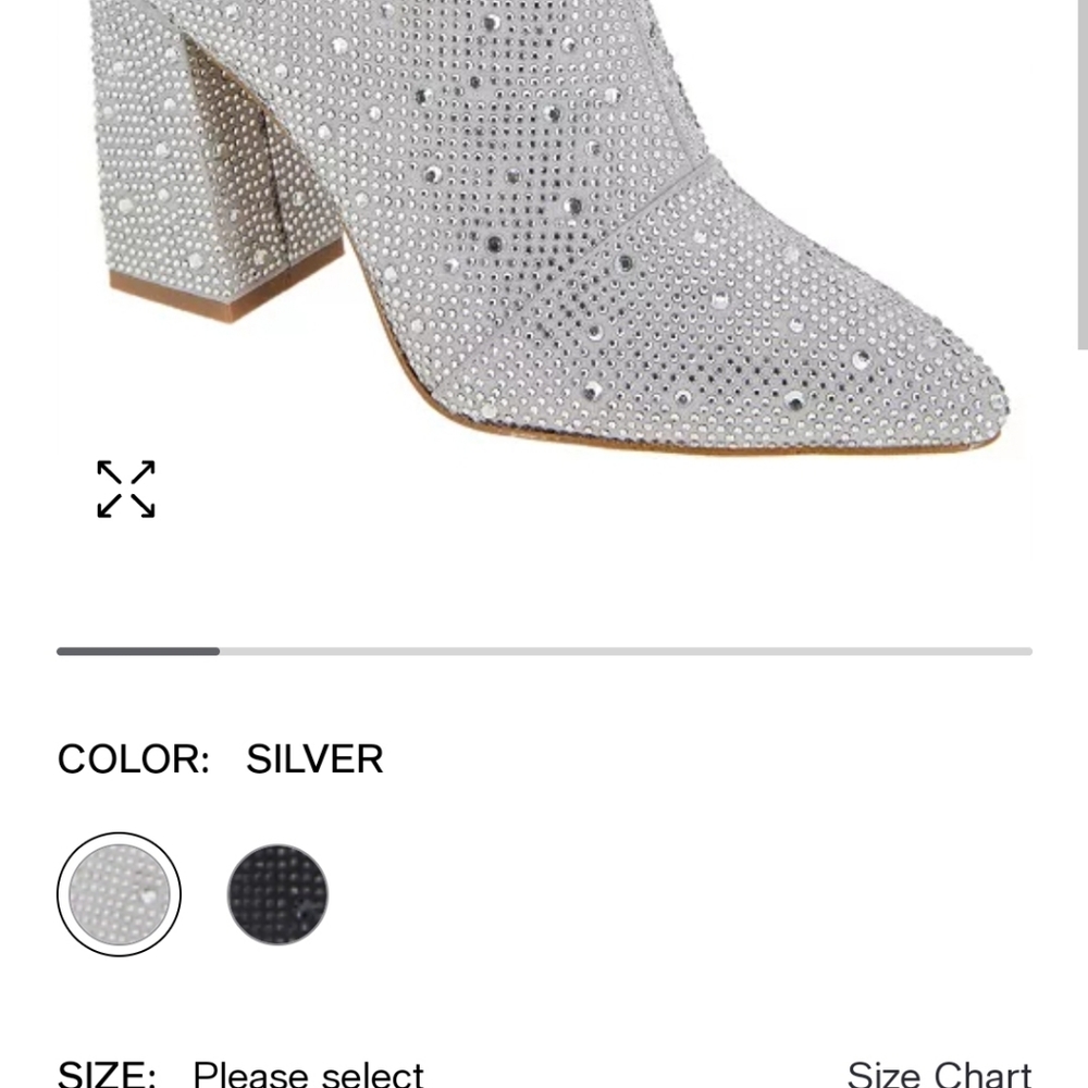 Rhinestone booties - Picture 3 of 6